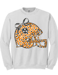 Tennessee Orange Helmet With Bow Shirt