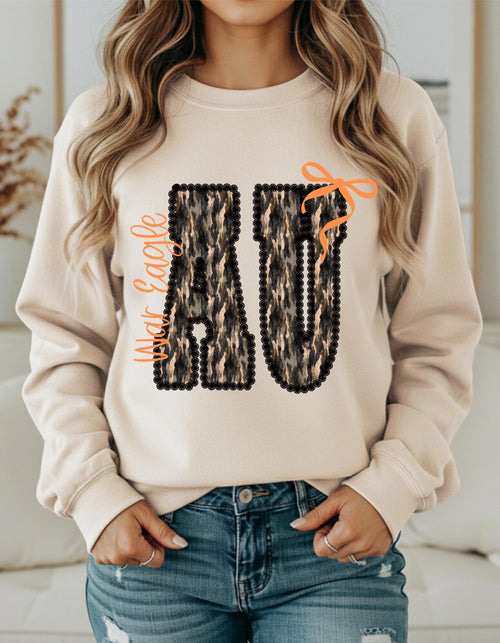 Auburn War Eagle Camouflage with Bow Shirt
