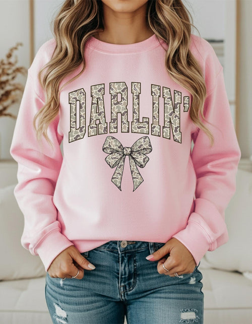 Darlin' with Bow Camouflage Shirt