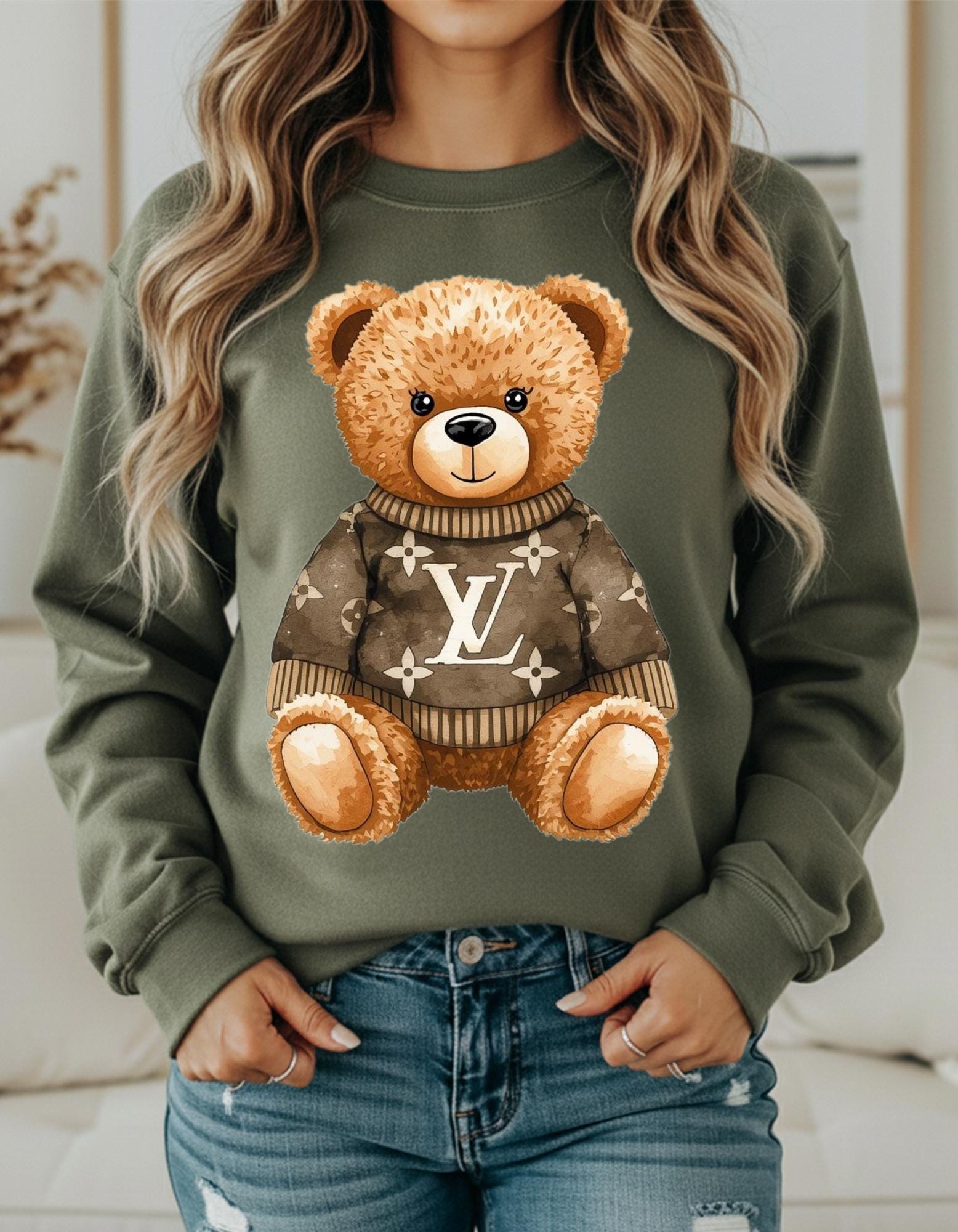 Trendy LV Teddy Bear Shirt