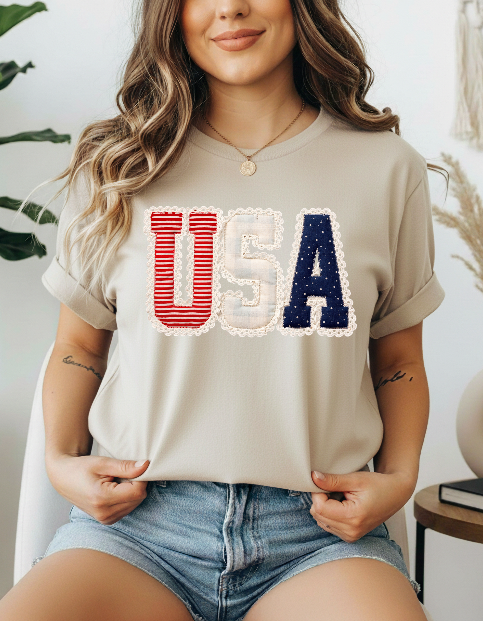 Preppy 4th of July USA T-Shirt