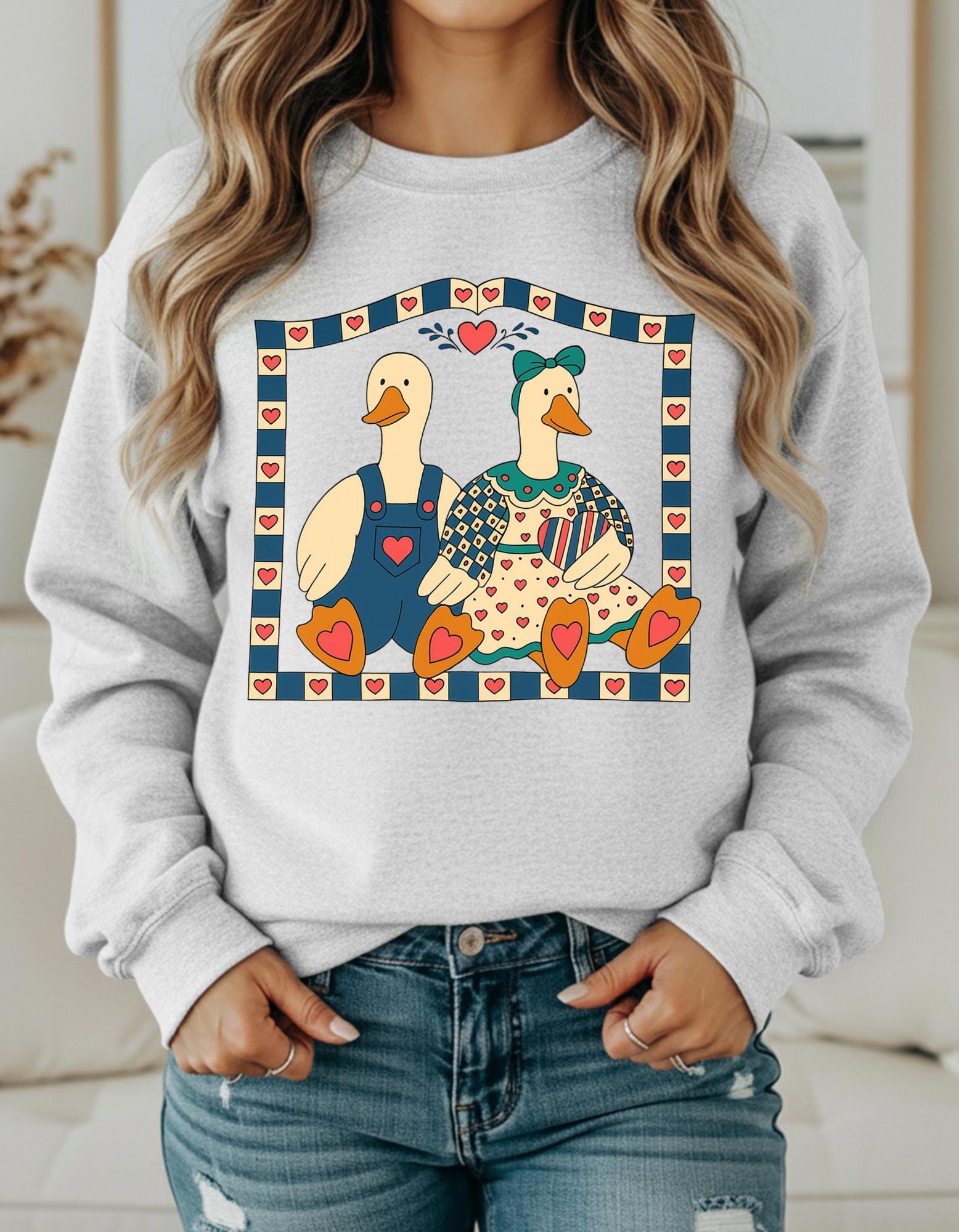 Thrifted Geese Vintage Grandma Shirt