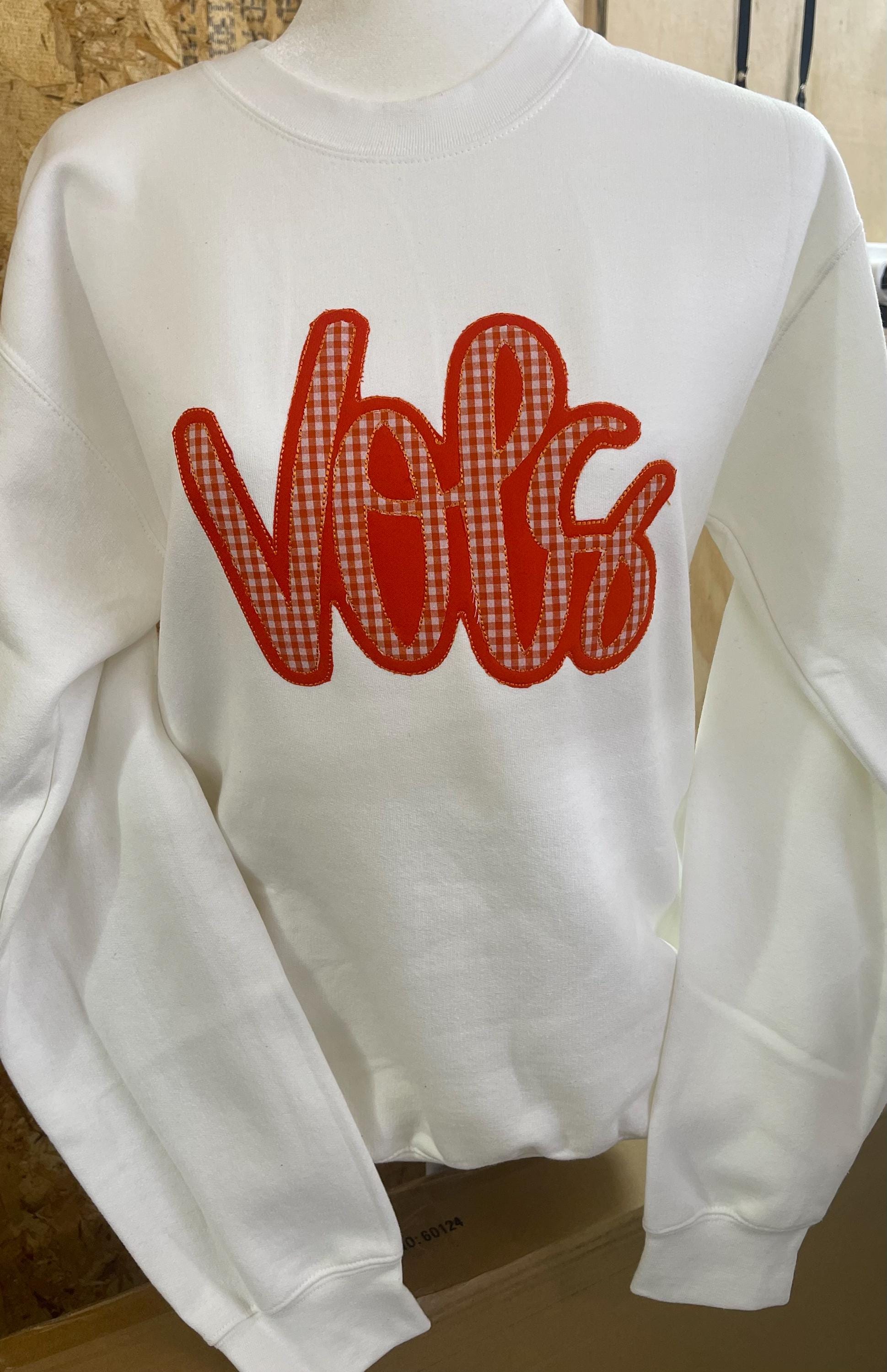 Embroidered VOLS Gingham Applique Shirt