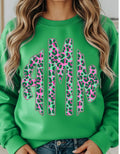 Preppy Turquoise Hot Pink Leopard Monogram with or without bow Shirt