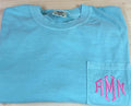 Embroidered Monogrammed Comfort Color T-shirt