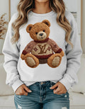 Trendy Faux Fur LV Teddy Bear Shirt